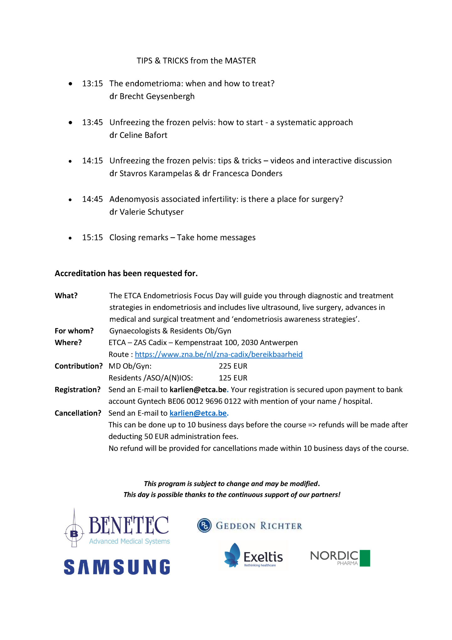 ETCA Endometriosis Focus Day - pag 2