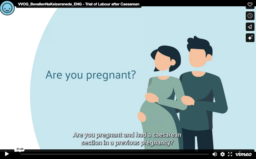 VVOG_BevallenNaKeizersnede_ENG - Trial of Labour after Caesarean