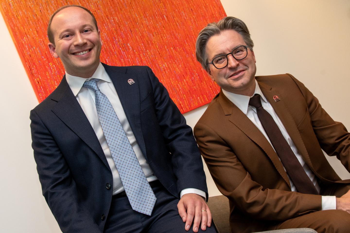 Philippe Van Walleghem en Tom Bovyn