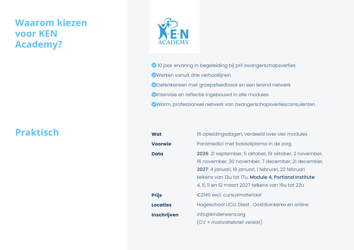 opleiding zwangerschapsverlies consulent