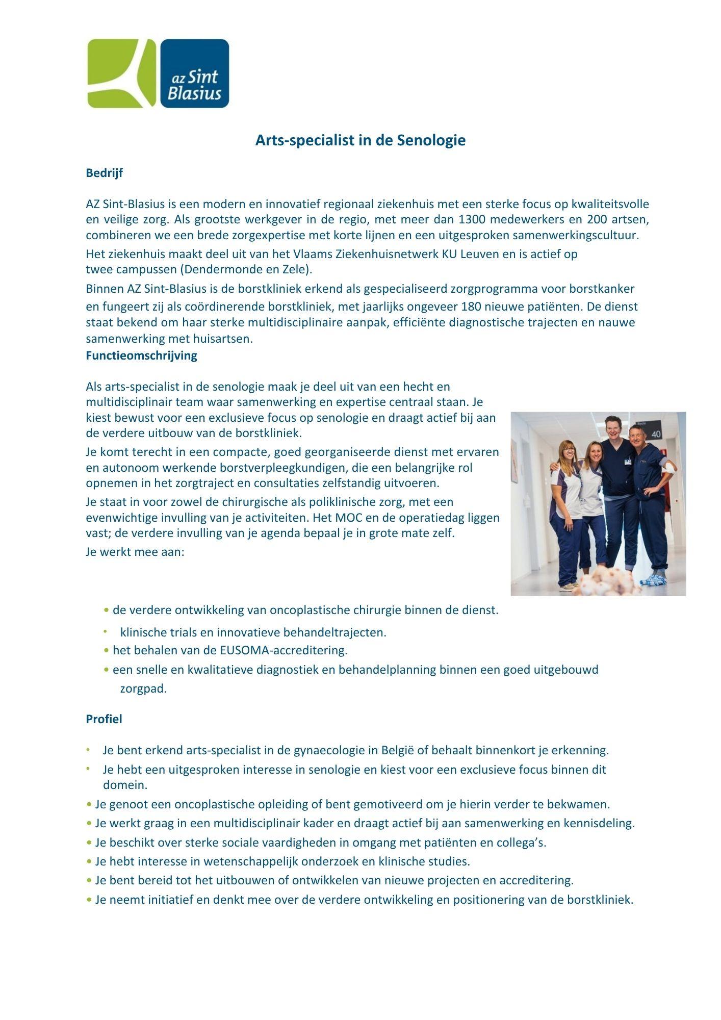 vacature Dendermonde